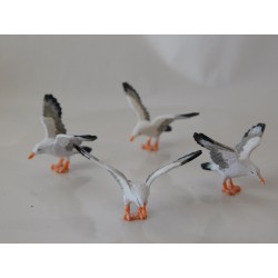 Mouette sur pattes, 2,3cm de long