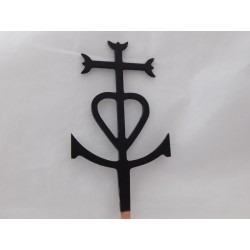 Croix de Camargue 7,5cm de haut