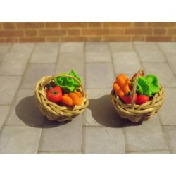 1 Petit panier rond de légumes