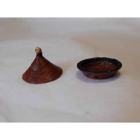 Tajine vide 1,5cm de haut