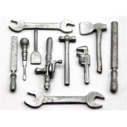 Lot d'outils en métal