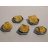 1 Pile de  crêpes sur assiette (1,7cm environ)