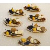 1 Plateau de fromages et fruits 4cm de long