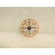 1 horloge murale modèle 4, 2,7cm diamètre