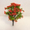 1 arbre fleuri rouge 7cm