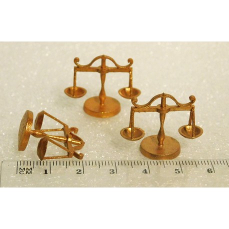 Balance "apothicaire", en résine,  2cm de haut