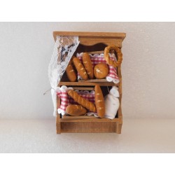 Meuble étagères du boulanger, modèle 2,  8,8cm de haut