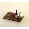 Planchette charcuterie, fromages, vin modèle 1