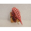 Planchette avec 1 tresse de piments