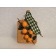 Planchette avec oranges 4cm de haut