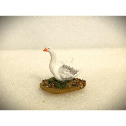 Oie aux ailles déployées