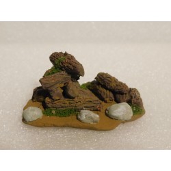 Tas de bûches de bois 2,8cm de haut