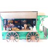 Chariot épicerie ambulante (vendu sans santon)