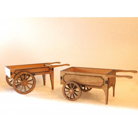 Chariot caisse basse 1,3cm