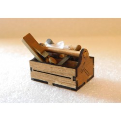 1 Cagette à casiers et outils (vendue à l'unité)