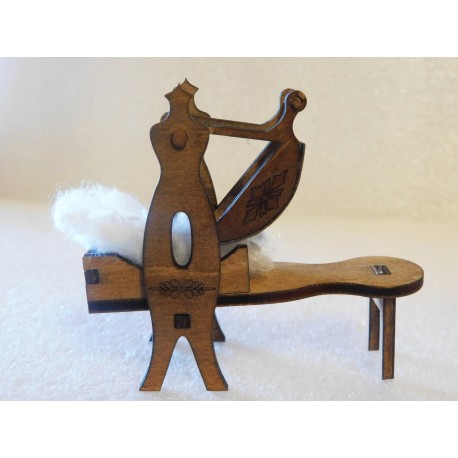 Cardeuse à laine 7,5cm de long