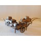 Chariot avec tonneaux 8,5cm longueur