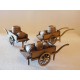 Chariot avec tonneaux 8,5cm longueur