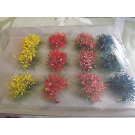 Touffes de fleurs (longueur fibre 12mm)