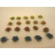 Touffes de fleurs (longueur fibres 6mm) modèle 1
